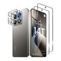 Wookfiss Verre Trempé(2)+Caméra Arrière Protecteur(2) pour Xiaomi 14T Film Protection Ecran Verre Trempe Tempered Ultra Resistan