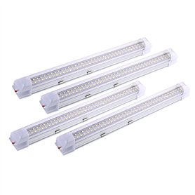Éclairage intérieur LED pour voiture 12-80V 4x72 LED Lampe de lecture Lampe LED encastrable Avec interrupteur pour voiture