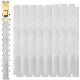 Jidyllic Support Plat en stéatite avec 18 stylos Plats Professionnels en stéatite
