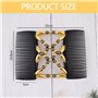 3 Pcs Pinces à Cheveux Élastiques Magiques Peignes de Cheveux Extensible Double Clips Peigne à Cheveux