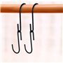 Crochets en S,20 PCS Crochet en Acier Inoxydable Crochets Suspension Multifonctions Robuste pour Cuisine Salle de Bain Bureau et