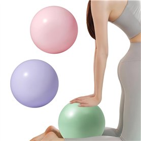 SENLINLIN Lot de 3 Ballons Pilates 25cm – Petit Ballon de Gym Antidérapant & Épais en Rose