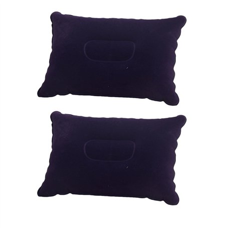 Lot de 2 oreillers gonflables – Coussins de voyage gonflables légers pour le camping