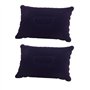 Lot de 2 oreillers gonflables – Coussins de voyage gonflables légers pour le camping
