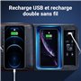 AAOBOS Glaciere a Compression 8L, 12V Réfrigérateur de Voiture à Compresseur, Glaciere Electrique APP und Bouton Contrôle, Frigo