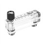 Débitmètre de gaz à panneau réglable LZM-6T 1-10LPM filetage d'interface intérieur : 1/4BSP extérieur : M18*1.5