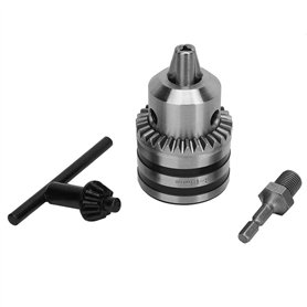 3.0-16MM Mandrin Lumière 1/2-20UNF Mandrin à clé avec adaptateur tête hexagonale