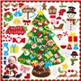 Feutre Arbre de Noël 3.52ft Sapin de Noël en Feutrine pour Enfant 43Pcs DIY Feutre Arbre De Noël avec Lumineuse