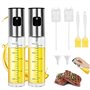 Starward 2 Pièces Pulvérisateur Huile Cuisine en Verre