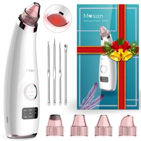 Mosen Aspirateur de points noirs Élimination des points noirs Nettoyeur de pores professionnel Extracteur de points noirs Rechar