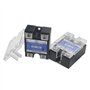 WMYCONGCONG Lot de 2 SSR-25DA Relais statique Relais monophasé CC vers CA 25 A/250 V 3-32 V DC Entrée 24-380 VAC Sortie (25 A)