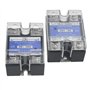 WMYCONGCONG Lot de 2 SSR-25DA Relais statique Relais monophasé CC vers CA 25 A/250 V 3-32 V DC Entrée 24-380 VAC Sortie (25 A)
