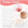 Lot de 600 protections de boucles d'oreilles - Pour le sport, le soutien du lobe d'oreille - Patchs adhésifs invisibles - Pour l