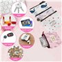 JOOTUEPO Lot de 5 Petits Portefeuilles pour Femmes, Mini Porte-Monnaie pour Femmes, Petit Portefeuille avec Fermeture éclair, Tr