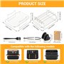 7 PCS Grille Air Fryer Ninja Accessoires Air Fryer Accessoires pour Friteuse Accessoire pour Air Fryer Moule Air Fryer Acier Ino