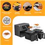 7 PCS Grille Air Fryer Ninja Accessoires Air Fryer Accessoires pour Friteuse Accessoire pour Air Fryer Moule Air Fryer Acier Ino