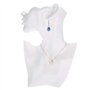 Xinwoer Collier Boucle d'oreille Mannequin Tete Buste Tete Modele(Blanc)