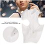 Xinwoer Collier Boucle d'oreille Mannequin Tete Buste Tete Modele(Blanc)