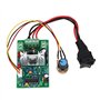 Contrôleur de vitesse de moteur de brosse DC, 5-30V CC Régulateur de vitesse de moteur de brosse réglable DC 6A / 150W PWM Régul