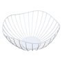 Chrome Wire Fruit Basket Bowl for Kitchen Counter, Fruit Holder Stand Storage Baskets for Countertop, Home Decor, Table Centerpi