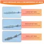 Mtlhbcg Collier support de pierres en cristal：Lot de 3 colliers en cristal,3 colliers de support réglables en forme de cage en c