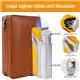 Humidificateur pour cigares avec Coupe-cigare et Humidificateur