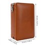 Etui de voyage portable pour 4 cigares, Coupe-cigare, Humidificateur pour cigares avec Coupe-cigare et Humidificateur, Cadeau po