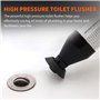 Déboucheur de vidange – Déboucheur d'air puissant pour toilettes avec 2 tasses de vidange pour toilettes, évier, douche, baignoi