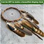 TNEDFOD 48 Pièces Plume Decoration, Plumes Duveteuses Plumes D'oiseaux pour Loisirs Créatifs DIY Dreamcatcher Bricolage Fête de 