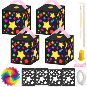 MXTIMWAN 4 Pièces Kit de Bricolage pour Lanternes Étoiles