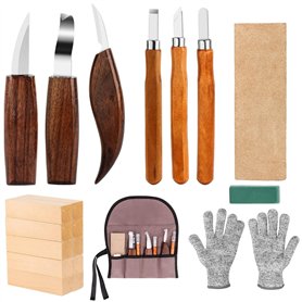 TNEDFOD 20 Pièces Outil de Ciseaux à Bois Kit