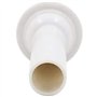 POFET Lot de 5 embouchures pour trompettes en plastique ABS Blanc