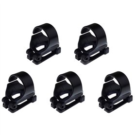 POFET Lot de 5 clips universels en plastique pour plongée sous-marine - Noir