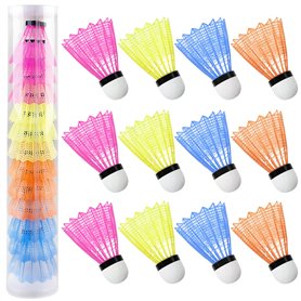 24 Volants De Badminton En Nylon Kit