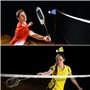 24 Volants De Badminton En Nylon Kit, Volants De Badminton Kit, Volants Badminton En Nylon Coloré Pour Enfants, Avec Grande Stab