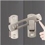 Loquet Porte Verrou Coulissante verrouillage en Acier Inoxydable avec Vis Sécurité Loquets de Porte pour Fenêtre Jardin
