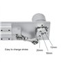 Moteur linéaire électrique Actionneur de mouvement pour vélo CC 12 V 24 V avec tracé 12 mm 16 mm 20 mm, 24 Volt, 300 RPM, 300