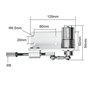 Moteur linéaire électrique Actionneur de mouvement pour vélo CC 12 V 24 V avec tracé 12 mm 16 mm 20 mm, 24 Volt, 300 RPM, 300