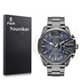 Youniker Lot de 5 films de protection d'écran Diesel pour montres Diesel DZ4329 - Transparents - Anti-rayures
