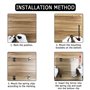 Dadabig 20PCS Fixation Miroir Lourd, Support Miroir Mural Fixation Miroir Accroche Miroir Pince de Miroir, Support Mural Miroir 