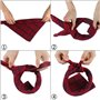 Dadabig 4PCS Bandana Chien, Collier Bandana Chien Bandana Chien Collier Lavable Bandana Chien Écharpe Reglable Bandana Chien Car