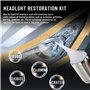 Yanxinanty Kit Renovation Phare Voiture 200ml, Kit de rénovation de phares de Voiture avec Tasse d'atomisation, Kit Polissage ja