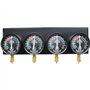 VEVOR Kit de Jauges à Vide de Synchronisation de Carburateur 4 Pièces, Dépressiomètre Carburateur avec Adaptateurs Courts et Lon