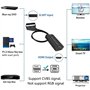 Adaptateur HD 720P/1080P Convertisseur Vidéo Audio pour Moniteur HDTV P