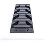 Lot de 2 cales d'équilibrage Charge max. 5000 kg, 40/43 x 17 x 9,5 cm Pour caravane/camping-car