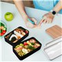 1400ml Bento Lunch Box, Boite Repas, Boite Bento Japonaise, Boite A Lunch Avec Compartiments Sac Isotherme Et 600ml Bol De Soupe