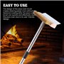 Brosse pour four à pizza 160 cm, brosse de nettoyage pour pierre à pizza avec grattoir, brosse à barbecue, grattoir à pizza avec