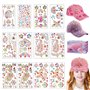 Lot de 2 cadeaux pour filles - Casquette de baseball DIY - Cadeaux pour filles - Gourde DIY et casquette de baseball - Cadeau po
