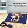Akozon Coussin Chauffant pour Animaux domestiques Tapis Chauffant pour Chien Timing Température réglable Coussin Chauffante sûre