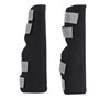 Pssopp 2Pcs Chien Arrière Jambes Bretelles Canine Arrière Jarret Manches Joint Wraps avec des Sangles Réfléchissantes De Sécurit